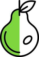 Pear Vector Icon Design