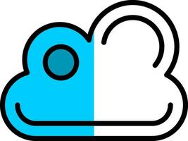 diseño de icono de vector de nube