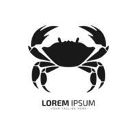 abstract logo of crab icon crab vector silhouette isolated design art