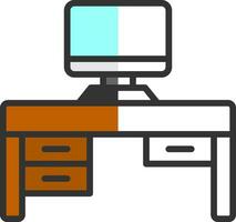 Work Space Vector Icon Design