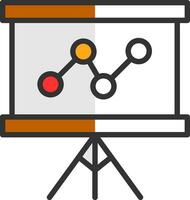 Presentation Vector Icon Design