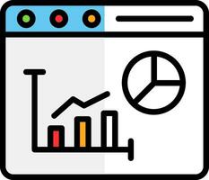 Bar Chart Vector Icon Design