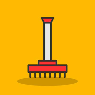 Rake Vector Icon Design