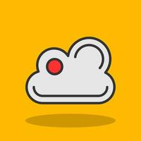 diseño de icono de vector de nube