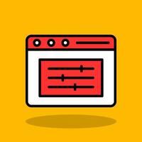 Sound Control Vector Icon Design