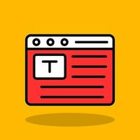 Copywriting Vector Icon Design