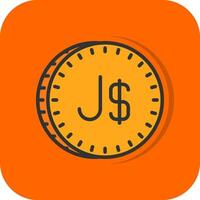 Jamaican dollar Vector Icon Design