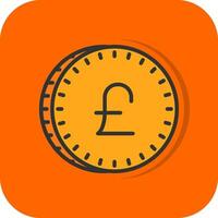 Pound Vector Icon Design