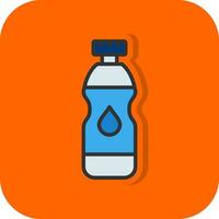 Water Bottle Vector Icon Design