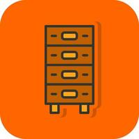 Drawer Vector Icon Design