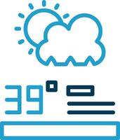 Forecast Analytics Vector Icon Design