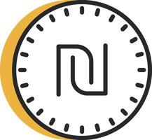 Shekel Vector Icon Design