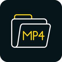 Mp4 Vector Icon Design