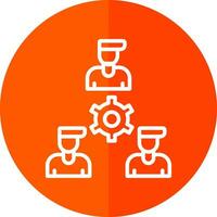 Collaboration Vector Icon Design