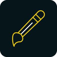 Paint Brush Vector Icon Design