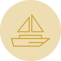 Sailing Vector Icon Design