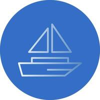 Sailing Vector Icon Design