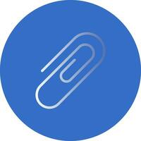 Paper Clip Vector Icon Design