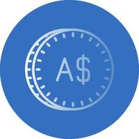 Australian Dollar Vector Icon Design