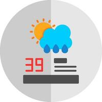 pronóstico analítica vector icono diseño