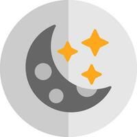 diseño de icono de vector de luna