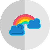 diseño de icono de vector de arco iris