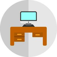 trabajo espacio vector icono diseño