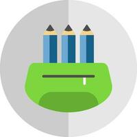 Pencil Case Vector Icon Design