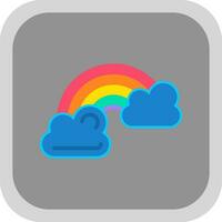 diseño de icono de vector de arco iris