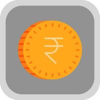 rupia vector icono diseño
