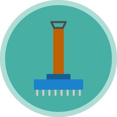 Rake Vector Icon Design