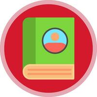 diseño de icono de vector de libro de contactos