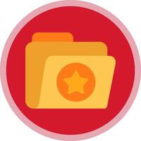 Favorite Folder Vector Icon Design