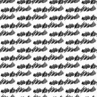 Seamless pattern with black pencil brushstrokes vector