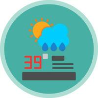 pronóstico analítica vector icono diseño