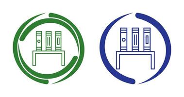 Unique Bookstand Vector Icon