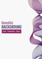 Beautiful abstract background for cover, report, flyer, presentation and more vector