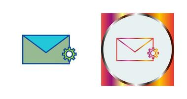 Unique Message Settings Vector Icon