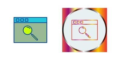 Unique Browser Vector Icon