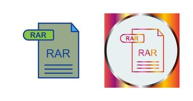 RAR Vector Icon