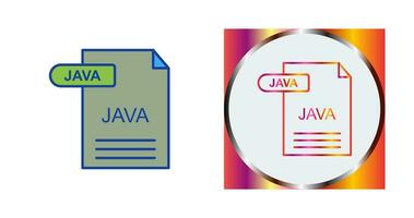 icono de vector de java