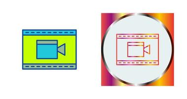 Unique Video and Animation Vector Icon