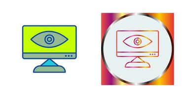 Unique Web Visibility Vector Icon