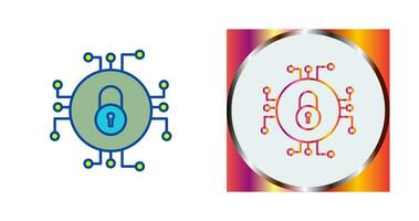 Unique Data Security Vector Icon