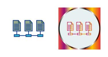 Network Files Vector Icon