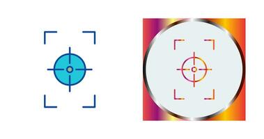 Unique Focus Vertical Vector Icon