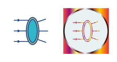 Refraction Vector Icon