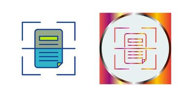 Scan Vector Icon