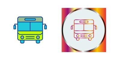 icono de vector de bus