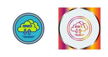 Cloud Data Vector Icon